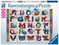 Ravensburger - Dragon Alphabet Puzzle 1000 piece RB16814-9