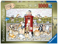 Ravensburger - Crazy Cats Lost in the Post 1000pc RB16417-2