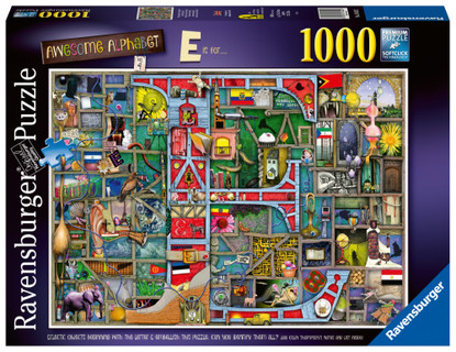 Ravensburger - Awesome Alphabet E 1000 piece RB16420-2