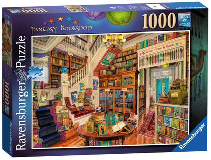 Ravensburger - The Fantasy Bookshop Puzzle 1000 piece RB19799-6