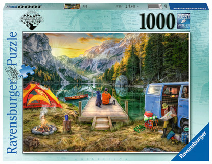 Ravensburger - Wanderlust Calm Campsite Puzzle 1000 piece RB16177-5