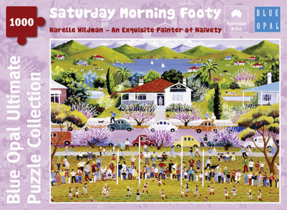 Blue Opal - Wildman Saturday Morning Footy 1000 piece Jigsaw puzzle BL02150-C