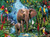 Ravensburger - Elephants at the Oasis Puzzle 150 piece RB12901-0 - Finished Puzzle