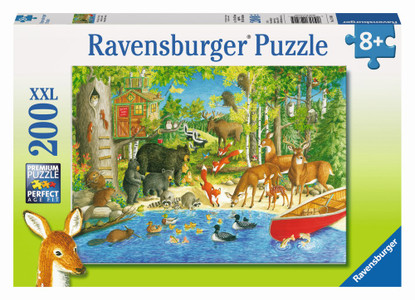 Ravensburger - Woodland Friends Puzzle 200 piece RB12740-5