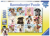 Ravensburger - Doggy Disguise Puzzle 100 piece RB10870-1