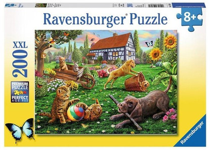 Ravensburger - Playing in the Yard Puzzle 200 piece RB12828-0