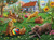 Ravensburger - Playing in the Yard Puzzle 200 piece RB12828-0 - Finished Puzzle