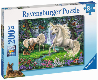 Ravensburger - Mystical Unicorns Puzzle 200 piece RB12838-9