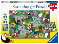 Ravensburger - Koalas and Sloths Puzzle 2x24 piece RB05183-0