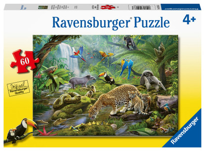 Ravensburger - Rainforest Animals Puzzle 60 piece RB05166-3