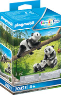 Playmobil - Pandas with Cub PMB70353