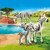 Playmobil - Zebras with Foal PMB70356 all set up