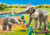 Playmobil - Elephant Habitat PMB70324 all set up