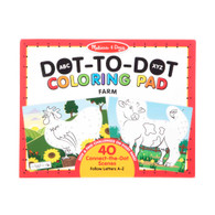 Melissa & Doug - ABC Dot-to-Dot Colouring Pad - Farm MND30260