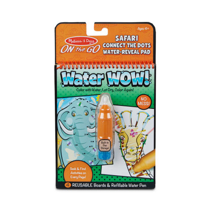 Melissa & Doug - On The Go - Water WOW! Connect the Dots - Safari MND31950