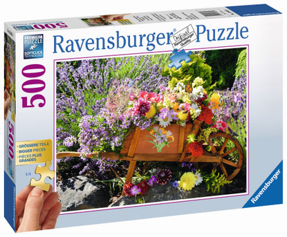 Ravensburger - Summer Bouquet Large Format Gold Edition Puzzle 500 piece RB13685-8