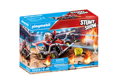 Playmobil - Stunt Show Fire Quad PMB70554