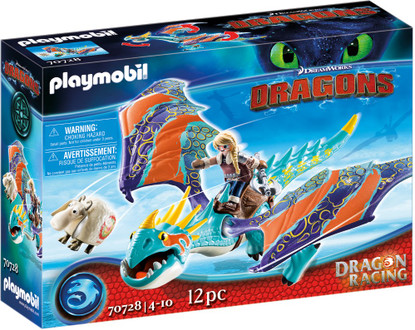 Playmobil - How To Train Your Dragon - Dragon Racing: Astrid and Stormfly PMB70728