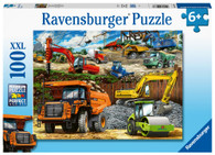 Ravensburger - Construction Vehicles Puzzle 100 piece RB12973-7