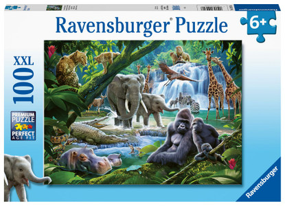 Ravensburger - Jungle Animals Puzzle 100 piece RB12970-6