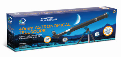 Discovery Adventures - 40mm Astronomical Telescope boxed