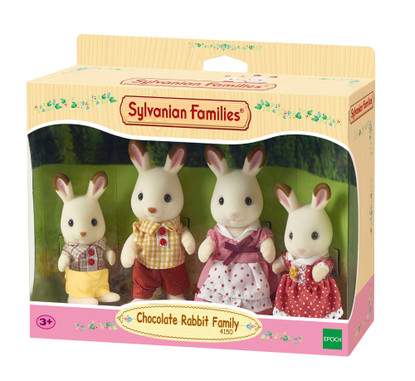 Sylvanian Families - Chocolate Rabbit Family SF4150