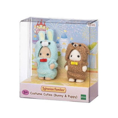 Sylvanian Families - Costume Cuties - Bunny & Puppy Limited Edition SF5596