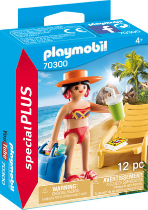 Playmobil - Sunbather with Lounge Chair Special Plus PMB70300