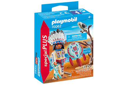 Playmobil	- Native American Chief Special Plus PMB70062