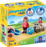 Playmobil - 1.2.3 Dog Train Car PMB70406