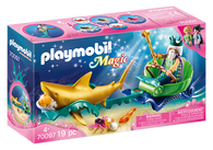 Playmobil - King of the Sea with Shark Carriage PMB70097