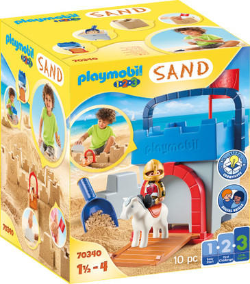 Playmobil - 1.2.3 Knight's Castle Sand Bucket PMB70340