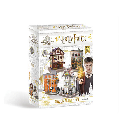 Harry Potter - Hogwarts Diagon Alley Set 273 piece 3D Jigsaw Puzzle