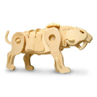 Robotime ROKR 3D Wooden Puzzle Robotic Dinosaur - Saber Toothed Tiger