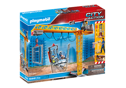 Playmobil - Remote Control Crane with Building Section PMB70441