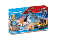 Playmobil - Demolition Cable Excavator with Building Section PMB70442