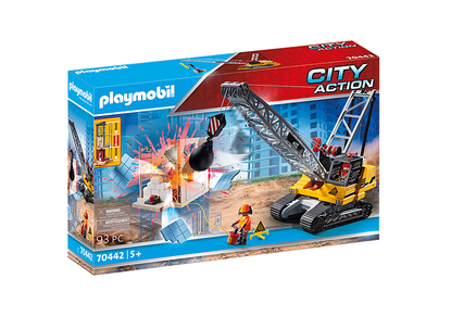 Playmobil - Demolition Cable Excavator with Building Section PMB70442