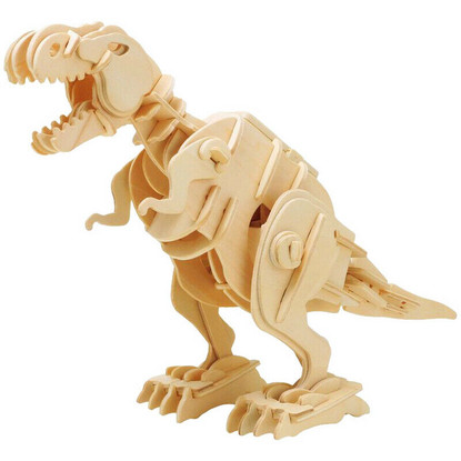 Robotime ROKR 3D Wooden Puzzle Robotic Dinosaur - Walking T Rex