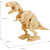 Robotime ROKR 3D Wooden Puzzle Robotic Dinosaur - Walking T Rex size