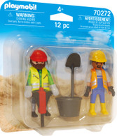 Playmobil - DuoPack Construction Workers PMB7027