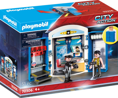 Playmobil - Police Station Play Box PMB70306