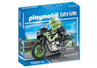 Playmobil - Motorcycle with Rider PMB70204