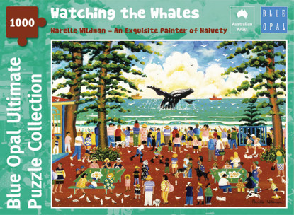 Blue Opal - Wildman Watching the Whales 1000 Piece Jigsaw Puzzle BL02152-C