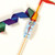 Small Rainbow Ribbon Stick (Wood Stem) Original - Rainbow Ribbon