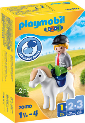 Playmobil - 1.2.3. Boy with Pony PMB70410