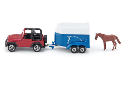 Siku - Jeep with Horse Trailer SI1651