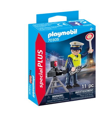 Playmobil - Police Officer with Speed Trap Special Plus PMB70305