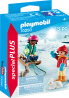 Playmobil - Children with Sleigh Special Plus PMB70250