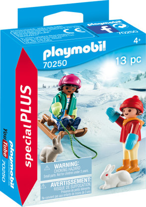 Playmobil - Children with Sleigh Special Plus PMB70250