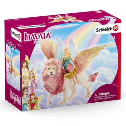 Schleich - Fairy in Flight on Winged Lion SC70714